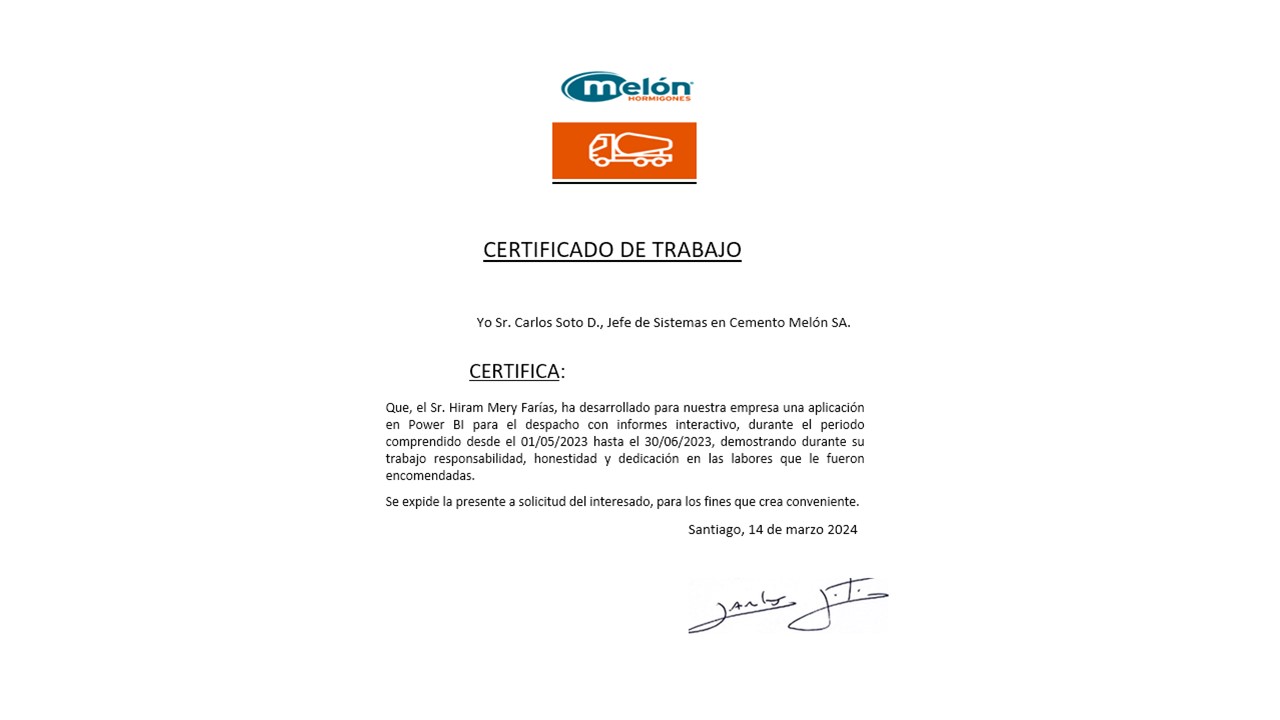 Power BI en C. Melon